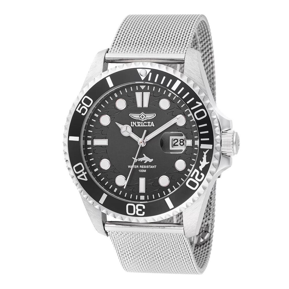 Invicta 47172 Pro Diver Quartz Black Dial Watch